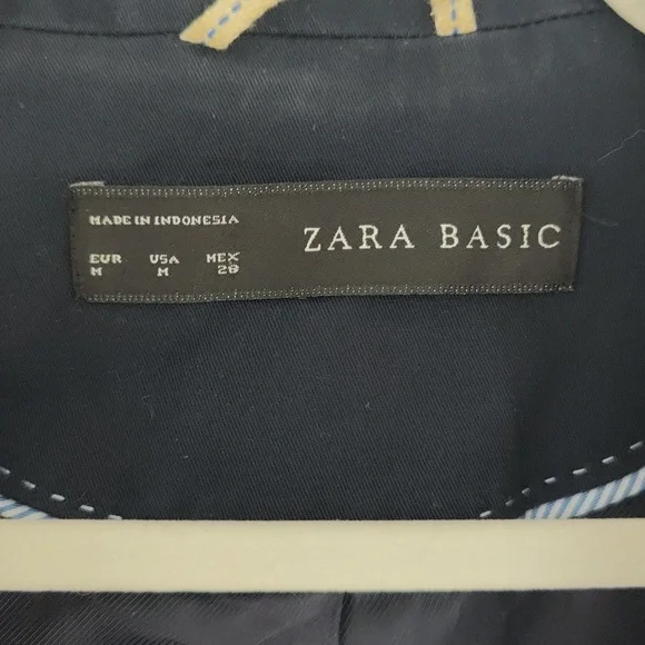 Zara basic navy blazer - Picture 2 of 3